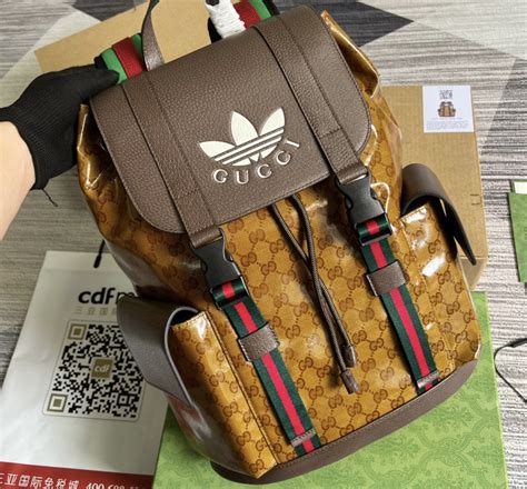 gucci adidas bag green|gucci adidas originals.